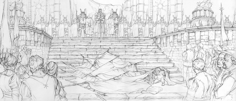 Illustration for article titled The Beautiful Sketches Behind The Witcher 3's Ending